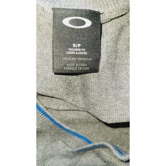 Oakley Linkmen Ribbed Knit V-Neck Pullover Athletic Sweater Size S - RN#96548 - Picture 5 of 5